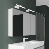 glasvilla Spiegelschrank mit Spiegellampe Badezimmerschrank Spiegelleuchte 180° Drehbar LED Badlampe Strahlenschön