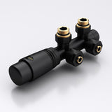 glasvilla Heizkörperventil inkl. -regler mit Temperatureinstellung 6° - 28° Thermostatventil