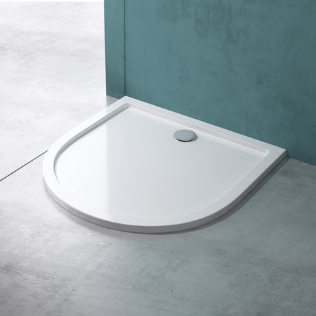 glasvilla Duschtasse Duschwanne aus Acryl Form: Halbkreis Faro4