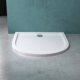 glasvilla Duschtasse Duschwanne aus Acryl Form: Halbkreis Faro4