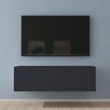 Glasvilla Design – Mueble TV suspendido con cierre suave y tirador oculto (Fernsehschrank02)