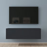 Glasvilla Design – Mueble TV suspendido con cierre suave y tirador oculto (Fernsehschrank02)