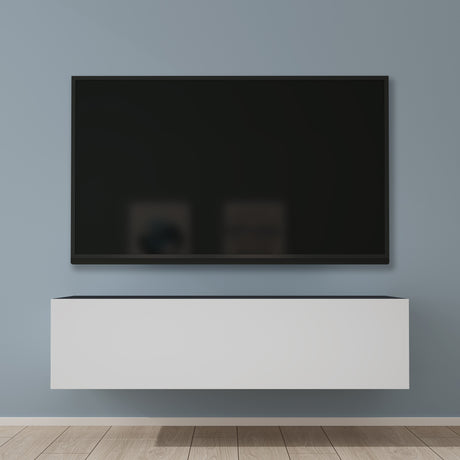 Glasvilla Design – Mueble TV suspendido con cierre suave y tirador oculto (Fernsehschrank02)