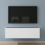 Glasvilla Design – Mueble TV suspendido con cierre suave y tirador oculto (Fernsehschrank02)
