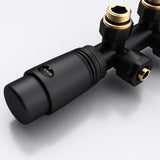 glasvilla Heizkörperventil inkl. -regler mit Temperatureinstellung 6° - 28° Thermostatventil