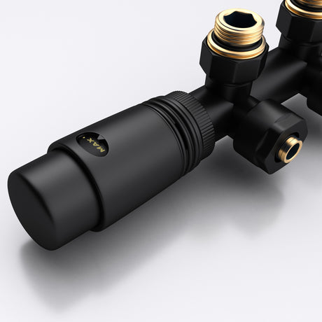 glasvilla Heizkörperventil inkl. -regler mit Temperatureinstellung 6° - 28° Thermostatventil