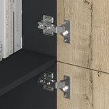 glasvilla Möbel Kommode Aufbewahrungsschrank mit 4 Türen Sideboard Schrank Mehrzweckschrank Schrank04