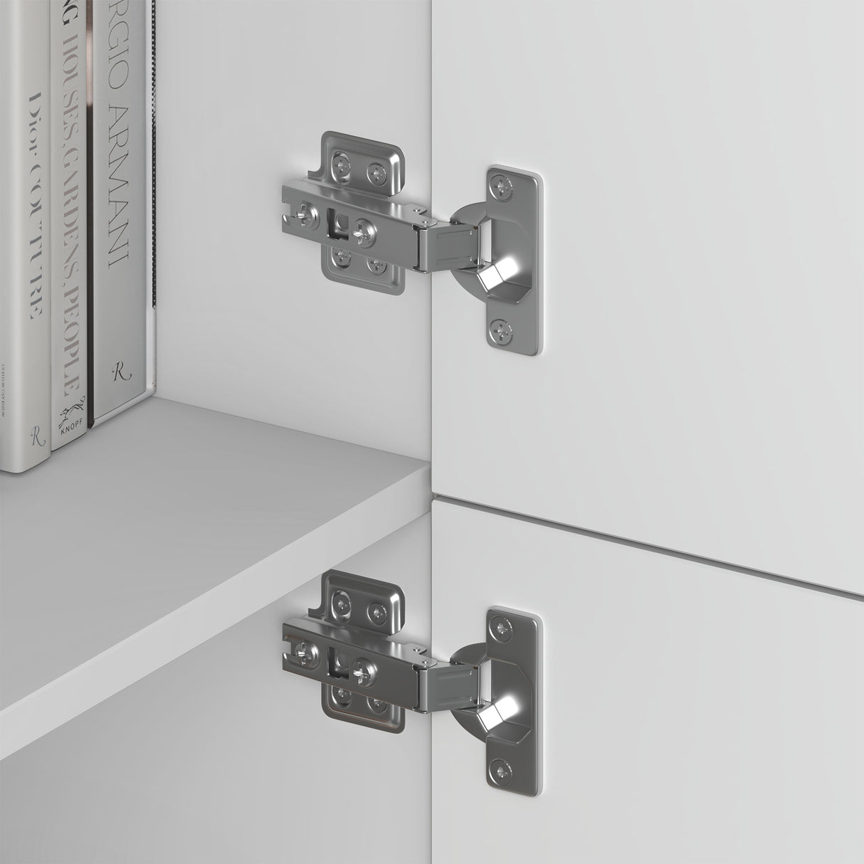 glasvilla Möbel Kommode Aufbewahrungsschrank mit 4 Türen Sideboard Schrank Mehrzweckschrank Schrank04