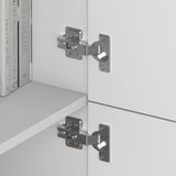 glasvilla Möbel Kommode Aufbewahrungsschrank mit 4 Türen Sideboard Schrank Mehrzweckschrank Schrank04