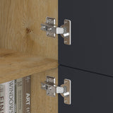 glasvilla Möbel Kommode Aufbewahrungsschrank mit 4 Türen Sideboard Schrank Mehrzweckschrank Schrank04