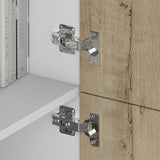 glasvilla Möbel Kommode Aufbewahrungsschrank mit 4 Türen Sideboard Schrank Mehrzweckschrank Schrank04