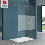 glasvilla Duschwand für Dusche Duschabtrennung Walk-In Dusche ESG-Sicherheitsglas 8mm NANO Glas BRAM1 & BRAM3 Bremen1MS