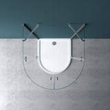 glasvilla Duschkabine U Form Dusche halbkreis 6mm ESG-Sicherheitsglas mit Easy-Clean Nano-Beschichtung Ravenna03