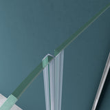 glasvilla Duschkabine U Form Dusche halbkreis 6mm ESG-Sicherheitsglas mit Easy-Clean Nano-Beschichtung Ravenna03