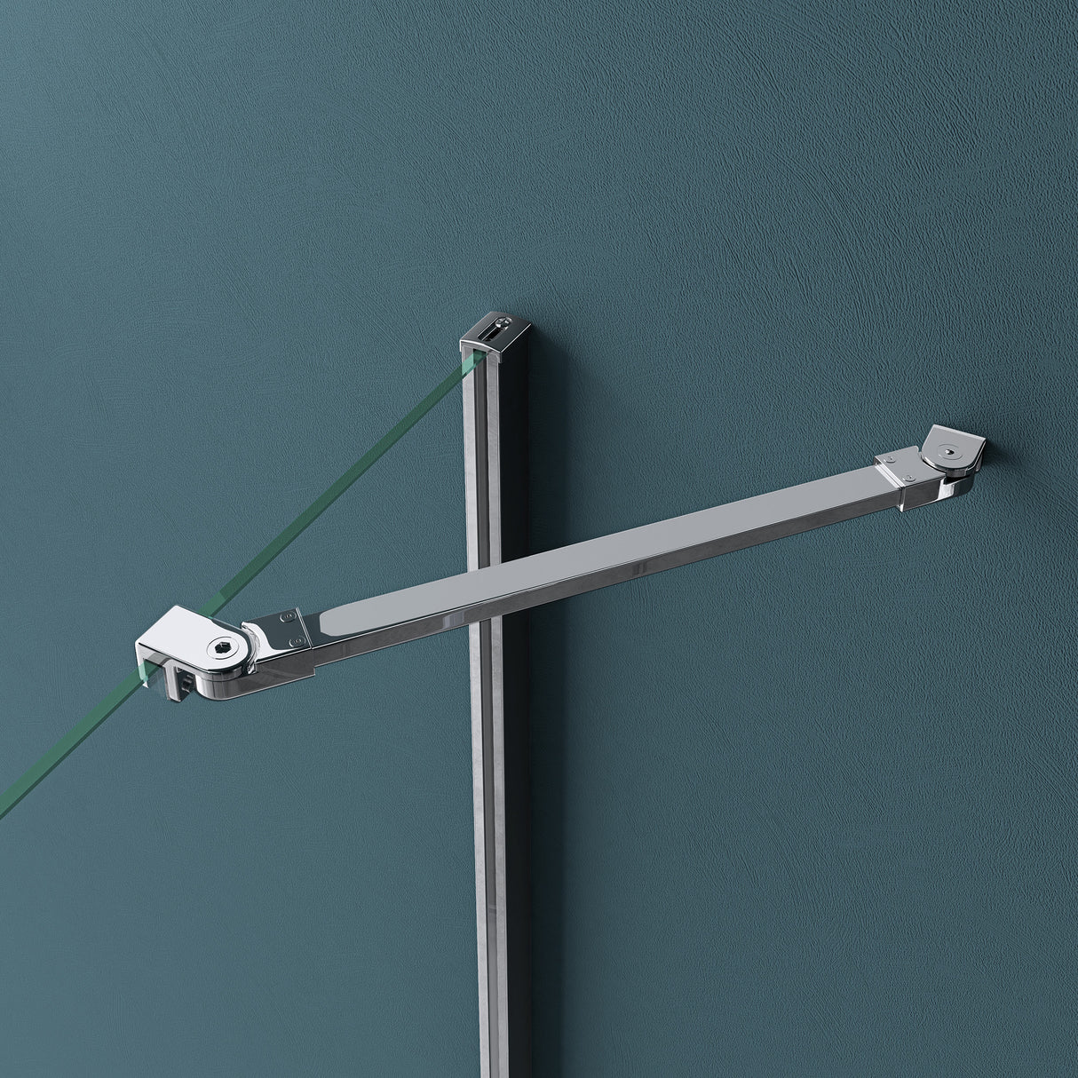 glasvilla Duschkabine U Form Dusche halbkreis 6mm ESG-Sicherheitsglas mit Easy-Clean Nano-Beschichtung Ravenna03