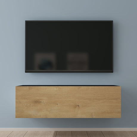 Glasvilla Design – Mueble TV suspendido con cierre suave y tirador oculto (Fernsehschrank02)