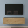 Glasvilla Design – Mueble TV suspendido con cierre suave y tirador oculto (Fernsehschrank02)