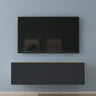 Glasvilla Design – Mueble TV suspendido con cierre suave y tirador oculto (Fernsehschrank02)