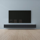 glasvilla Fernsehtisch Fernsehschrank TV Schrank Verdeckter Griff mit Soft-Close Lowboard Hängeschrank für Wohnzimmer Fernsehschrank02