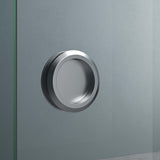 glasvilla Glasschiebetür komplettset Amalfi H: 2050mm, Griffart: Muschelgriff, inkl. Softclose-Automatik, 8mm ESG-Sicherheitsglas