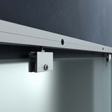 glasvilla Glasschiebetür komplettset Amalfi H: 2050mm, Griffart: Stangengriff, inkl. Softclose-Automatik, 8mm ESG-Sicherheitsglas