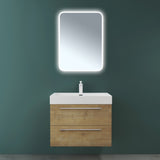 glasvilla Badmöbel-Set Waschbeckenunterschrank Waschtisch mit Unterschrank inkl. Mineralguss-Waschbecken Quadratto