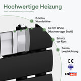 glasvilla Badheizkörper Badheizung Handtuchheizkörper Flach Seitenanschluss Handtuchhalter Handtuchwärmer FN