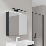 glasvilla Spiegelschrank mit Spiegellampe Badezimmerschrank Spiegelleuchte 180° Drehbar LED Badlampe Strahlenschön