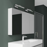 glasvilla Spiegelschrank mit Spiegellampe Badezimmerschrank Spiegelleuchte 180° Drehbar LED Badlampe Strahlenschön