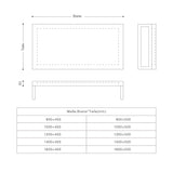 glasvilla Waschbeckenauflage inkl. 2x Edelstahlkonsolenträger Waschtischhalter Waschtischplatte HolzplattePlatte