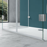 glasvilla Duschkabine U-Form Duschabtrennung 8mm ESG in Klarglas Nano-Beschichtung Ravenna40UK