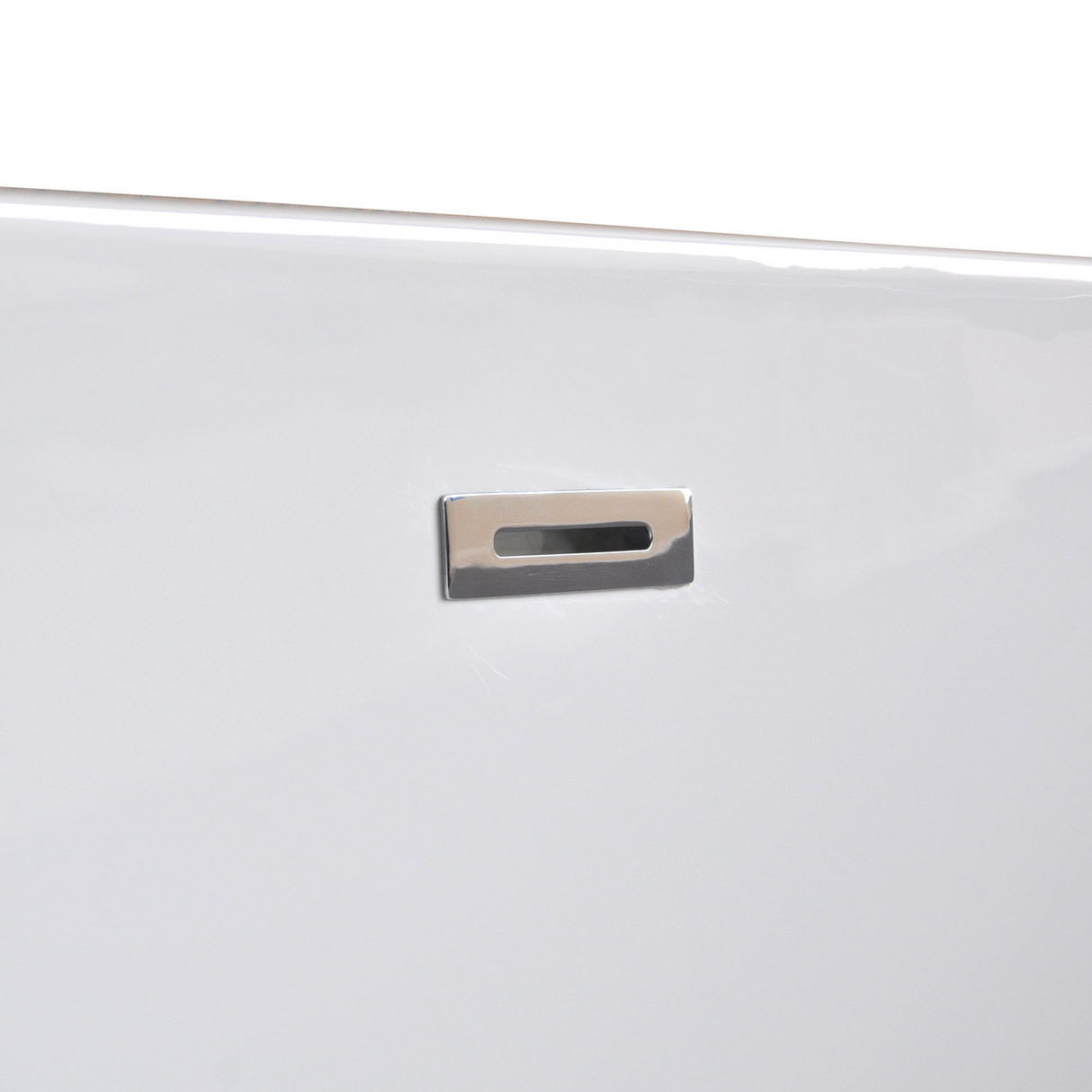 glasvilla Freistehende Badewanne Rechteck Sanitäracryl mit Armatur Standbadewanne