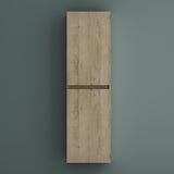 glasvilla Seitenschrank Badezimmerschrank mit 2 Türen und 4 Fächern Badregal Allzweckschrank Badschrank BTH: 35x20x120 cm Verona