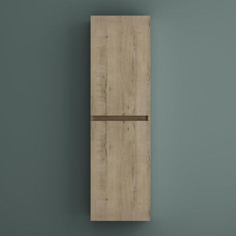 glasvilla Seitenschrank Badezimmerschrank mit 2 Türen und 4 Fächern Badregal Allzweckschrank Badschrank BTH: 35x20x120 cm Verona