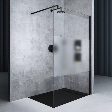 glasvilla Duschwand für Dusche Duschabtrennung Walk-In ESG-Sicherheitsglas 8mm NANO Glas BRAM1&BRAM3  Bremen1K