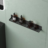 glasvilla Étagère de douche sans perçage, Étagère de douche magnétique, Étagère de salle de bain murale autocollante 60cm Reglo-01