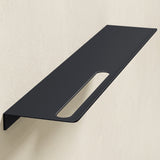 Étagère de douche en verre pour percer ou coller, étagère de salle de bain en aluminium, support mural pour salle de bain, organiseur de salle de bain Reglo-06