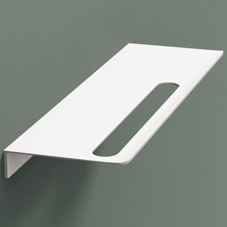 Étagère de douche en verre pour percer ou coller, étagère de salle de bain en aluminium, support mural pour salle de bain, organiseur de salle de bain Reglo-06