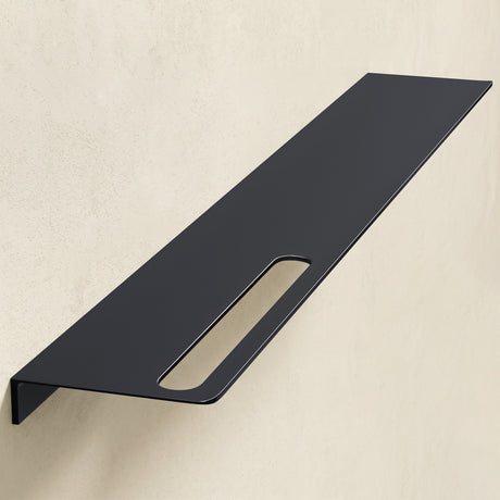 Étagère de douche en verre pour percer ou coller, étagère de salle de bain en aluminium, support mural pour salle de bain, organiseur de salle de bain Reglo-06
