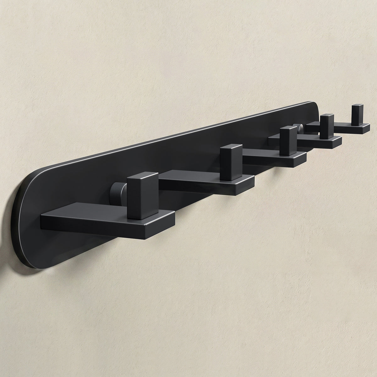 glasvilla Kleiderhaken Wandgarderobe Wandhaken aus Edelstahl Garderobenleiste Garderobenhaken Stalo-08+Stalo-09