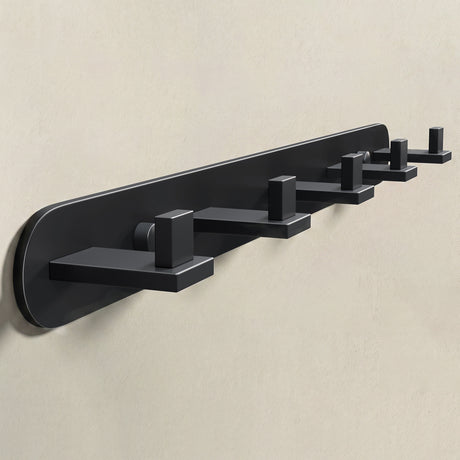 glasvilla Kleiderhaken Wandgarderobe Wandhaken aus Edelstahl Garderobenleiste Garderobenhaken Stalo-08+Stalo-09