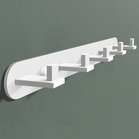 glasvilla Kleiderhaken Wandgarderobe Wandhaken aus Edelstahl Garderobenleiste Garderobenhaken Stalo-08+Stalo-09