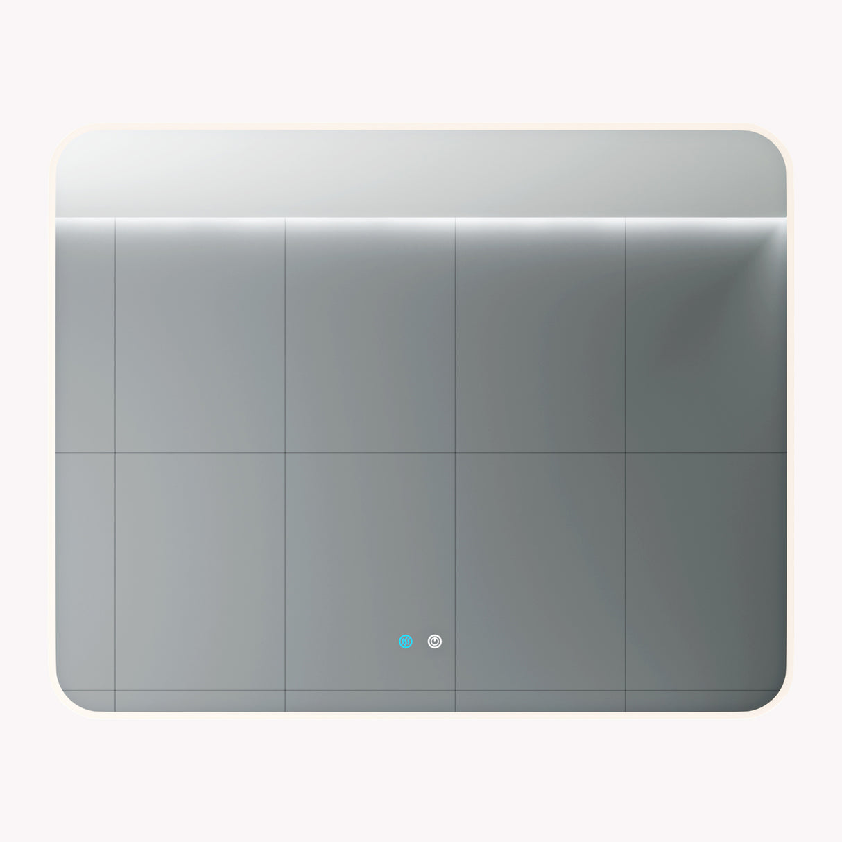 glasvilla Wandspiegel Badezimmer Spiegel LED Bad-Spiegel mit Touchschalter, Beschlagfrei durch Antifog-Schicht Nova-02