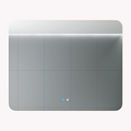 Glasvilla Design Espejo LED de Baño con Touch y Antivaho – Luz Regulable con Memoria Premium