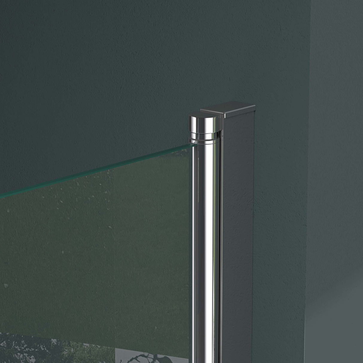 glasvilla Duschwand für Badewanne Badewannenwand faltbar 180° Sicherheitsglas mit NANO 120x140cm Badewannentrennwand Badewannenaufsatz Cortona1408