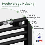 glasvilla Design Badheizkörper Seitenanschluss & Mittelanschluss Handtuchtrockner Röhrenheizkörper Badheizung RHE