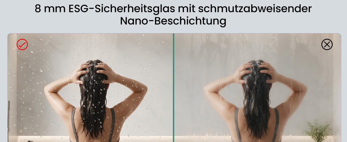 cabine de douche en verre paroi de douche verre de sécurité ESG 8mm revêtement Nano mécanisme de levage et d'abaissement Rav37-Plus