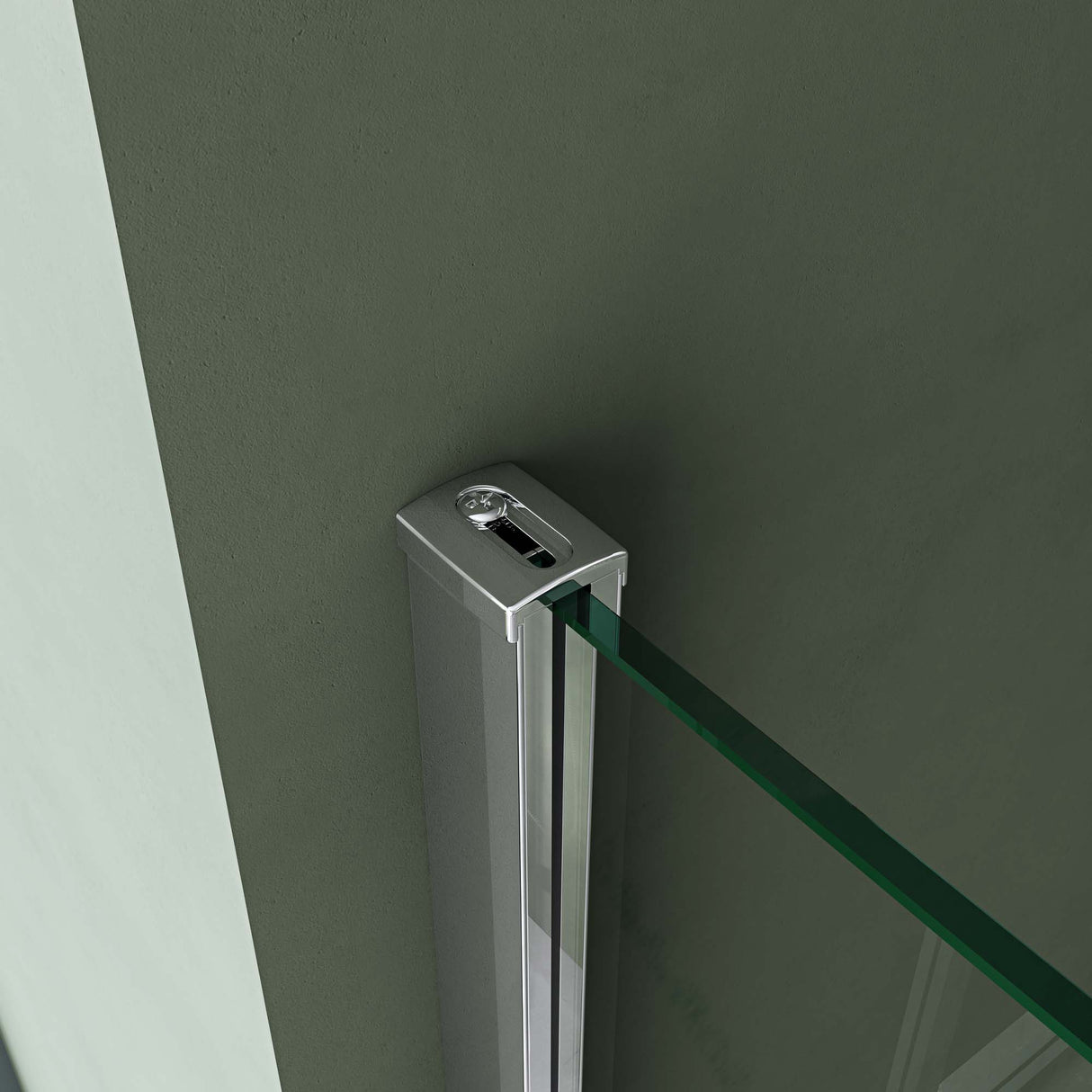 glasvilla  Eckeinstieg Duschkabine Duschabtrennung Klarglas 6mm ESG-Sicherheitsglas & Lotuseffekt 2 Pendeltüren  R01k