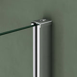 glasvilla  Eckeinstieg Duschkabine Duschabtrennung Klarglas 6mm ESG-Sicherheitsglas & Lotuseffekt 2 Pendeltüren  R01k