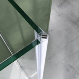 glasvilla Duschkabine Duschtrennwand 6mm ESG-Sicherheitsglas mit Lotus-Effekt & schmutzabweisender Nano-Beschichtung Echtglas-Dusche R04k